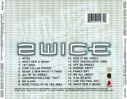 2wice - Wuz Crackulatin' 2000 (Back)