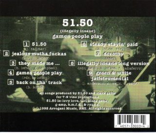 51.50 Illegally Insane - Games People Play (Back)