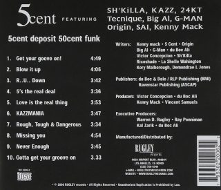 5Cent - 5Cent Deposit 50Cent Funk!! (Back)