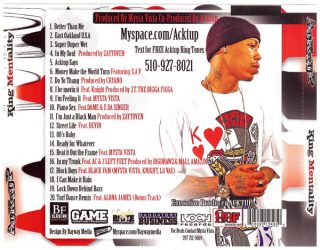 Acktup - King Mentality (Back)