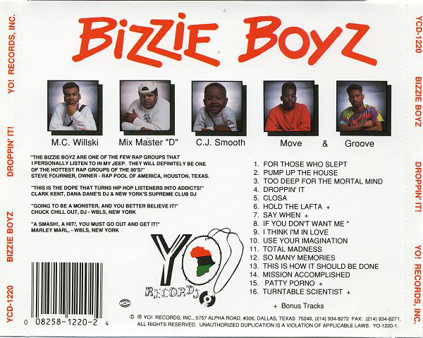 Bizzie Boyz - Droppin' It (Back)
