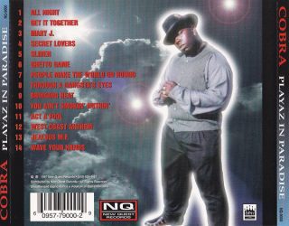 Cobra - Playaz In Paradise (Back)