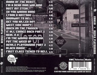 Conejo - Devils Playground (Back)