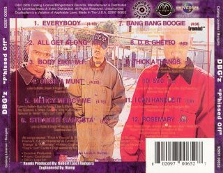 DBG'z - P'hissed Off! (Back)