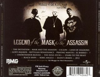 DJ Muggs Vs Sick Jacken Feat Cynic - Legend Of The Mask And The Assassin (Back)