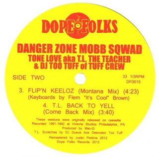 Danger Zone Mobb Sqwad - Flip'n Keeloz T.L. Back To Yell (Side B)