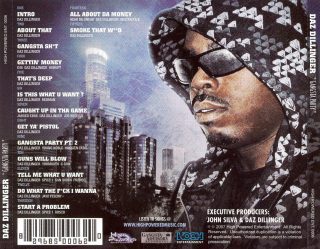 Daz Dillinger - Gangsta Party (Back)