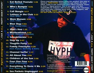 Digital Underground - ..Cuz A D.U. Party Don't Stop! (Back)