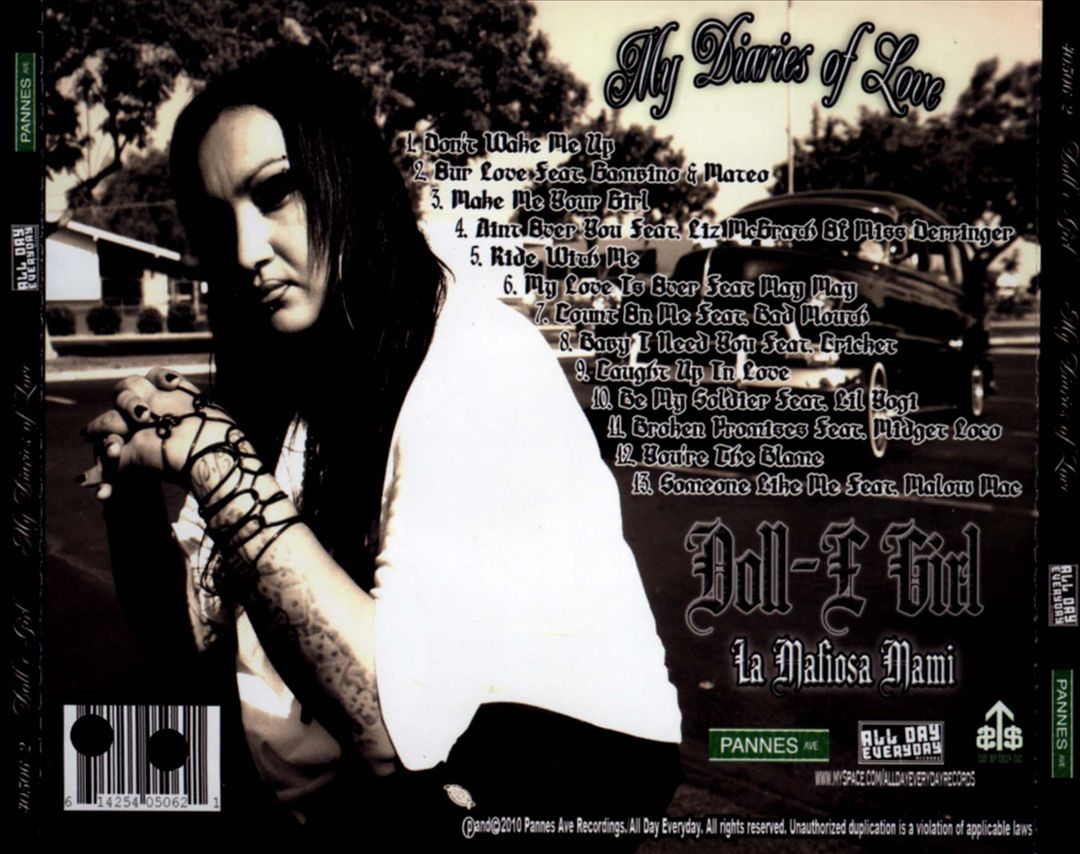 Doll-e Girl - My Diaries Of Love (Back)