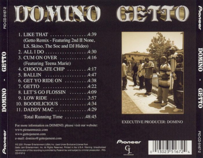 Domino - Getto (Back)