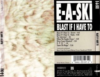 E-A-Ski - Blast If I Have To (Back)