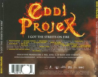 Eddi Projex - I Got The Streets On Fire (Back)