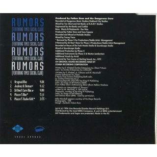 Father Dom Featuring Timex Social Club - Rumors (Back)