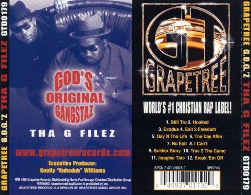 God's Original Gangstaz - Tha G Filez (Back)