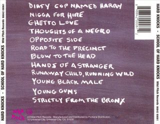 Hard Knocks - School Of Hard Knocks (Back)