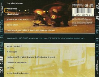 Ice Cube - Lethal Injection (Back)