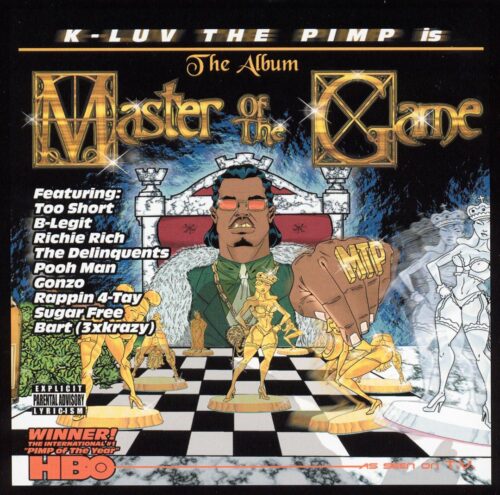 K-Luv The Pimp - Master Of The Game (Front)