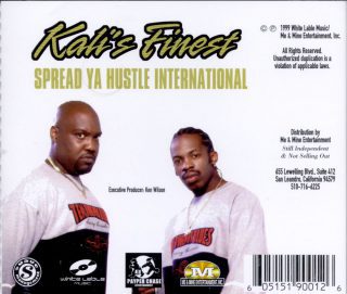 Kalis Finest Spread Ya Hustle International Back