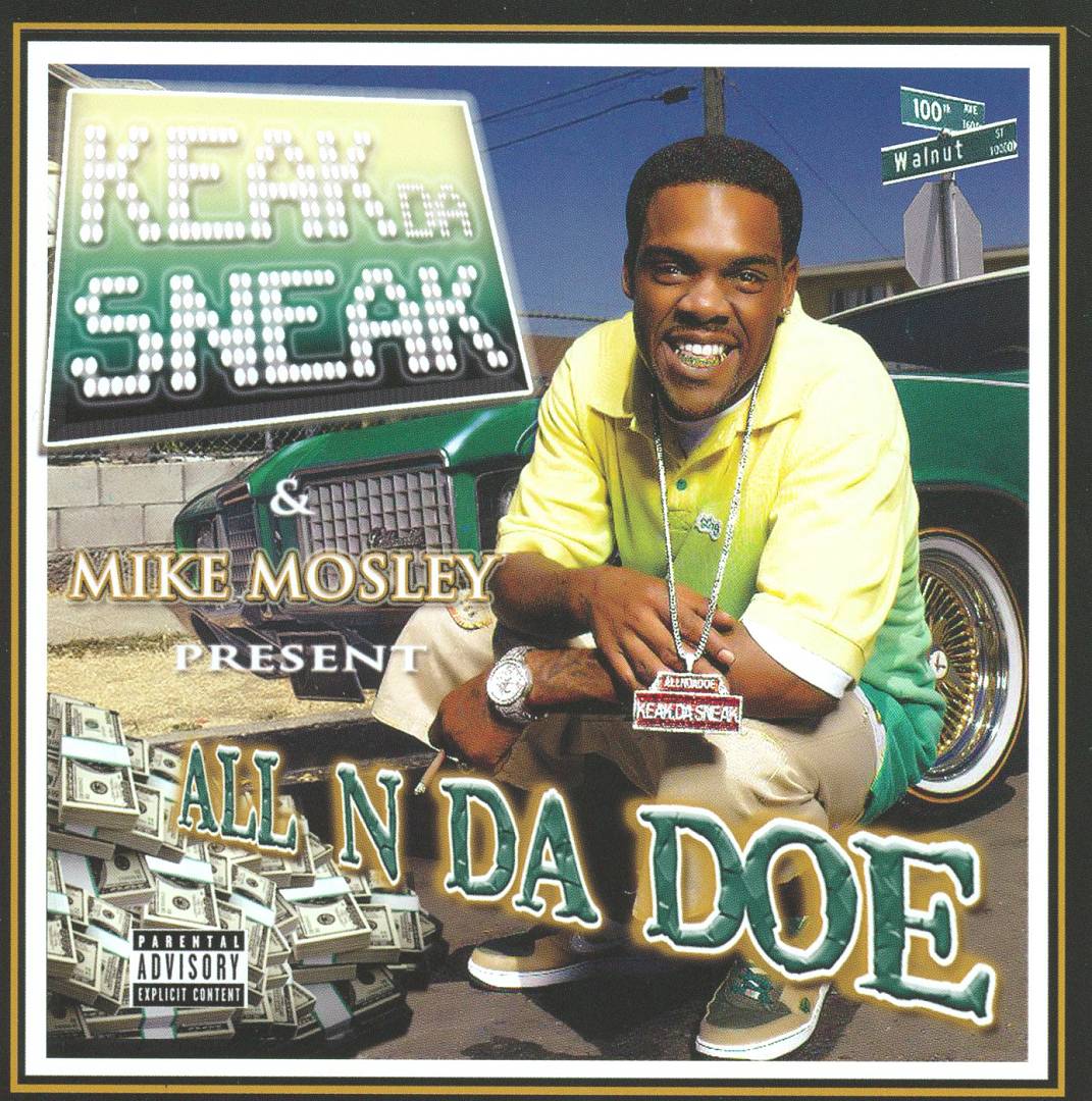 Keak Da Sneak & Mike Mosley - All N Da Doe (Front)