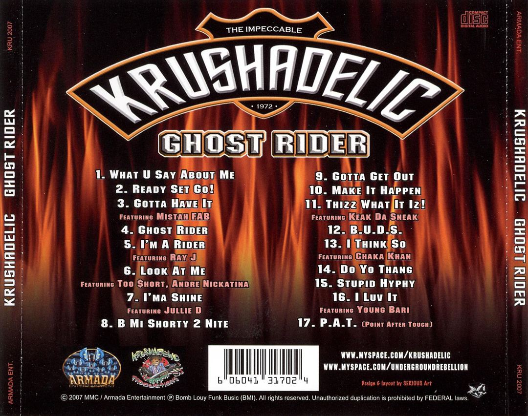 Krushadelic - Ghost Rider (Back)