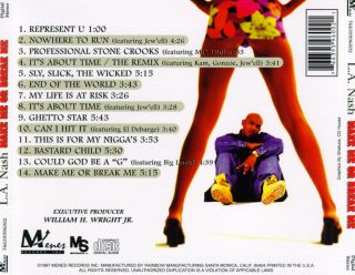 L.A. Nash - Make Me Or Break Me (Back)