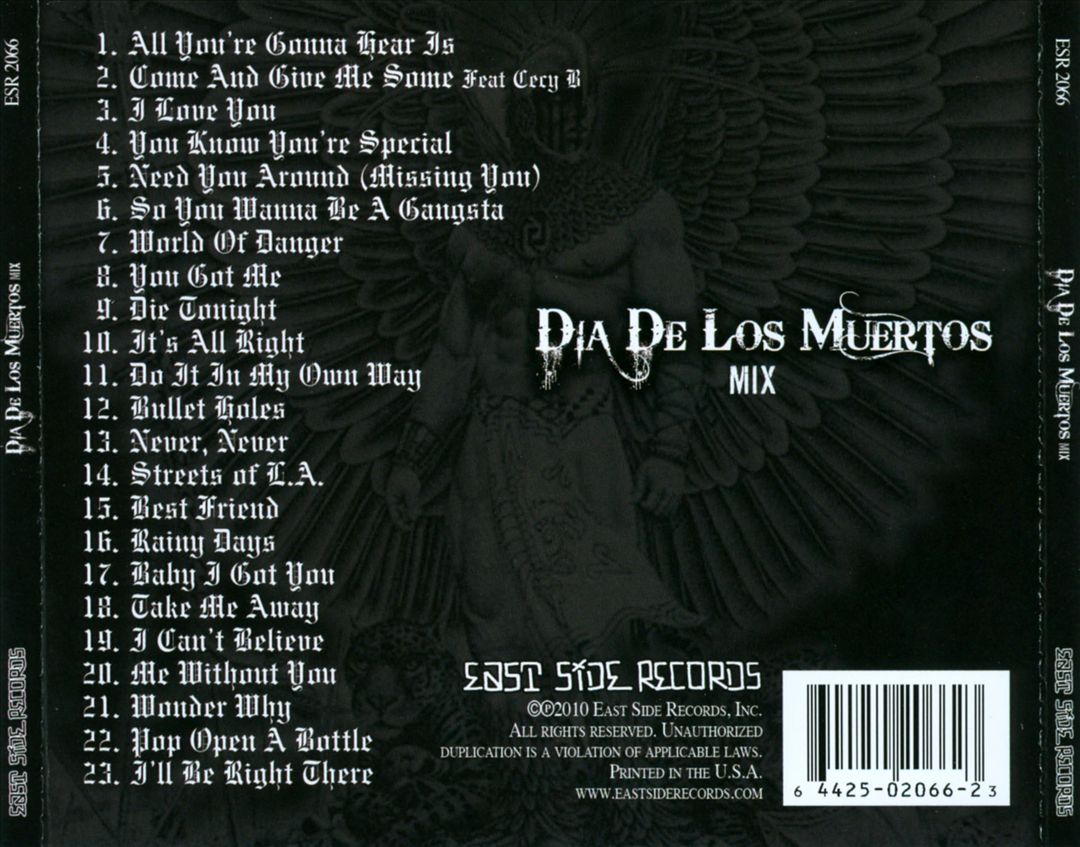Lil Cuete - Dia De Los Muertos Mix (Back)