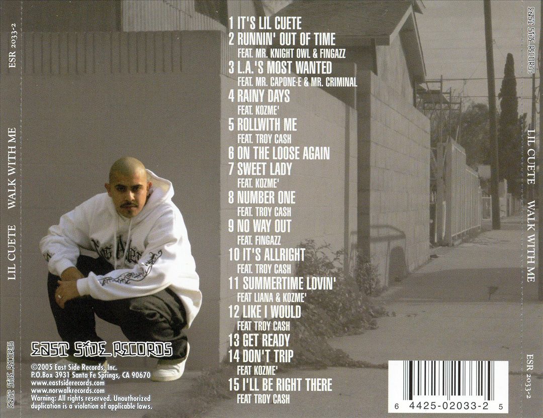 Lil Cuete - Walk With Me (Back)