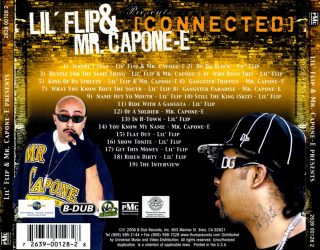 Lil' Flip & Mr. Capone-E - Connected (Back)