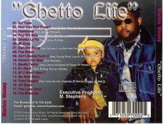 Marlon Money - Ghetto Life (Back)