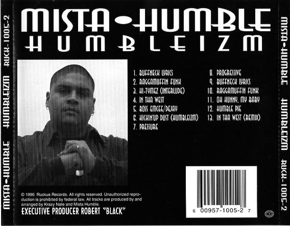 Mista Humble - Humbleizm (Back)