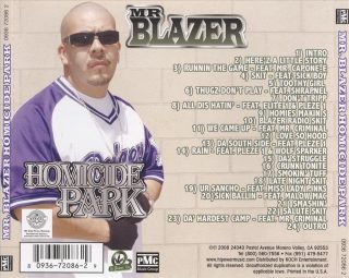 Mr. Blazer - Homicide Park (Back)