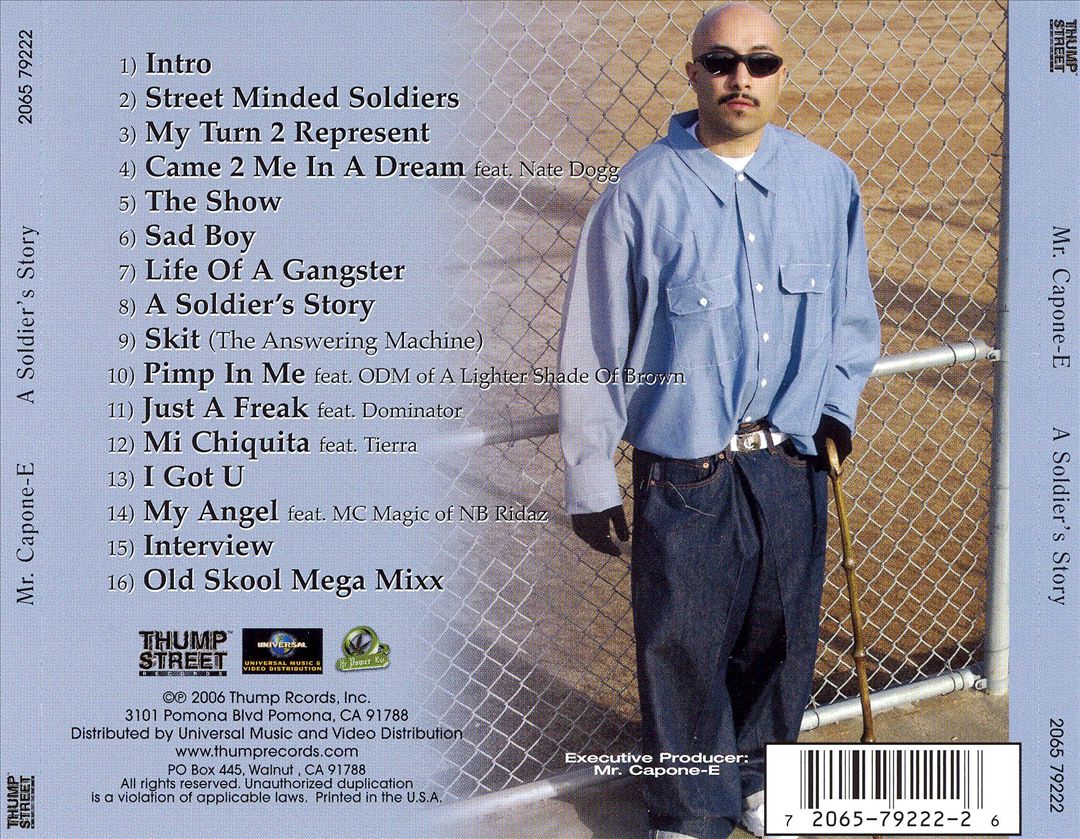 Mr. Capone-E - A Soldier's Story (CD) | RAPSOURCE.NET