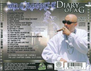 Mr. Capone-E - Diary Of A G (Back)