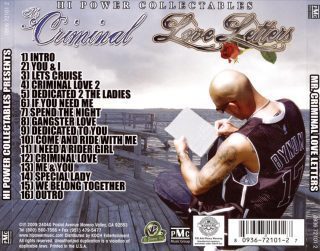 Mr. Criminal - Love Letters (Back)