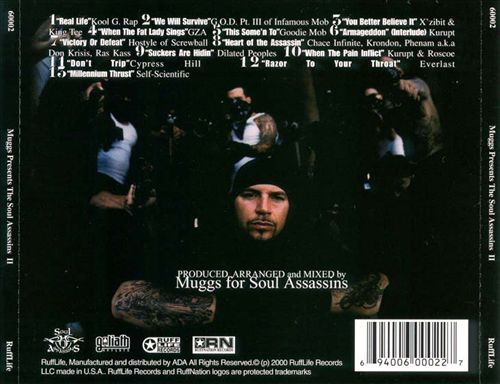 Muggs - Soul Assassins II (Back)