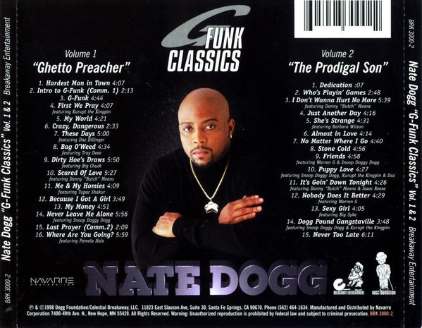 Nate Dogg - G-Funk Classics Vol. 1 & 2 (Back)
