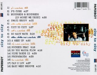 Paperboy - City To City (Back)