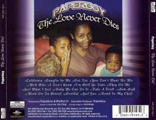 Paperboy - The Love Never Dies (Back)