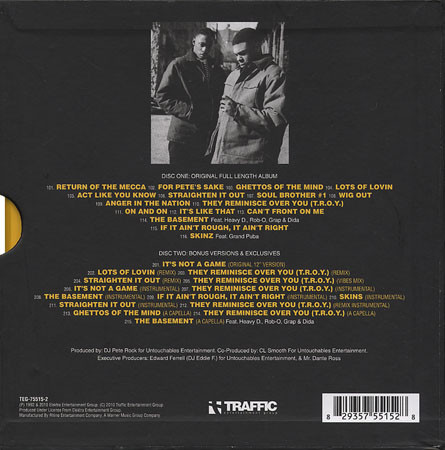 Pete Rock & CL Smooth - Mecca And The Soul Brother (Back)