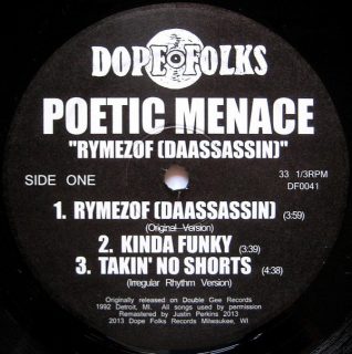Poetic Menace - Rymezof (Daassassin) [Side A]