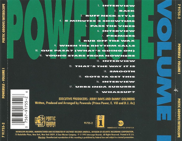 Powerule - Volume 1 (Back)