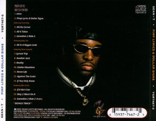 Sean T Pimp Lyrics Dollar Signs Back