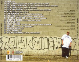 Seven - 7 Million Ways (Back)