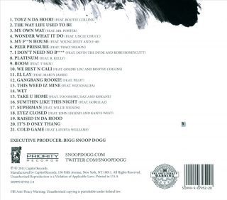 Snoop Dogg - Doggumentary (Back)