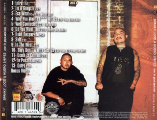 Spanky Loco & Huero Snipes - In Possesion - Street Codes (Back)