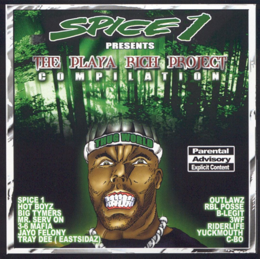 Spice 1 The Playa Rich Project Compilation Front