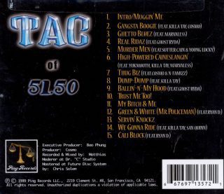 Tac of 51.50 - Servin Knock'z (Back)