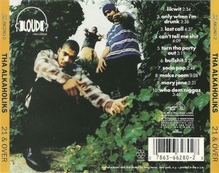Tha Alkaholiks - 21 & Over (Back)
