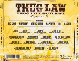 Thug Law Thug Life Outlawz Chapter 2 Back