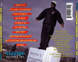 Toddy Tee Compton Forever Back